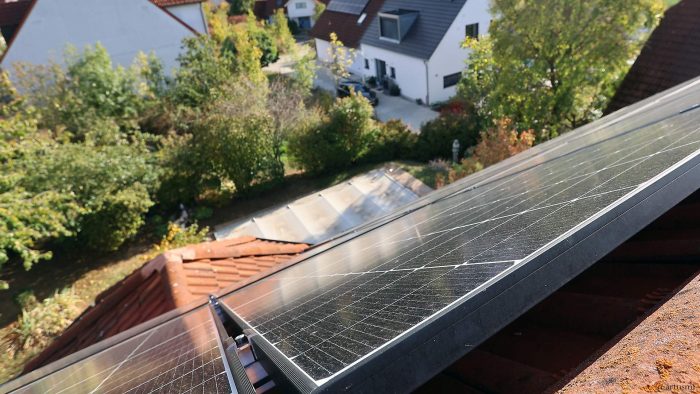 Unsere PV-Anlage am 14. Oktober 2023
