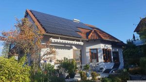 Unsere PV-Anlage am 15. Oktober 2023