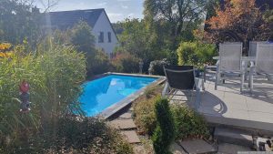 Ende der Badesaison 2023 - am 16. Oktober haben wir unseren Pool winterfest gemacht