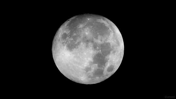 Zunehmender Mond am 28. Oktober 2023