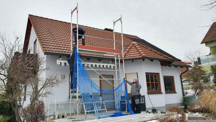 Installation unserer PV-Anlage am 19. Dezember 2022