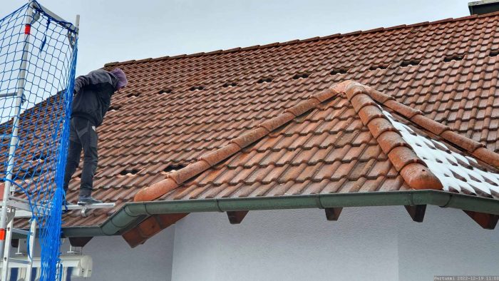 Installation unserer PV-Anlage am 19. Dezember 2022