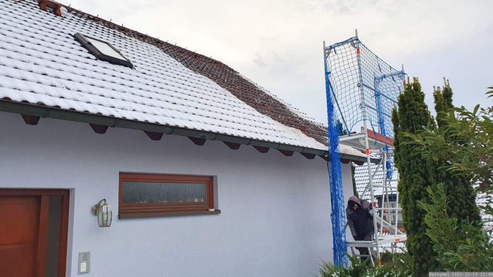 Installation unserer PV-Anlage am 19. Dezember 2022