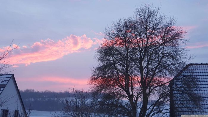 Wetterbild vom 19. Dezember 2022