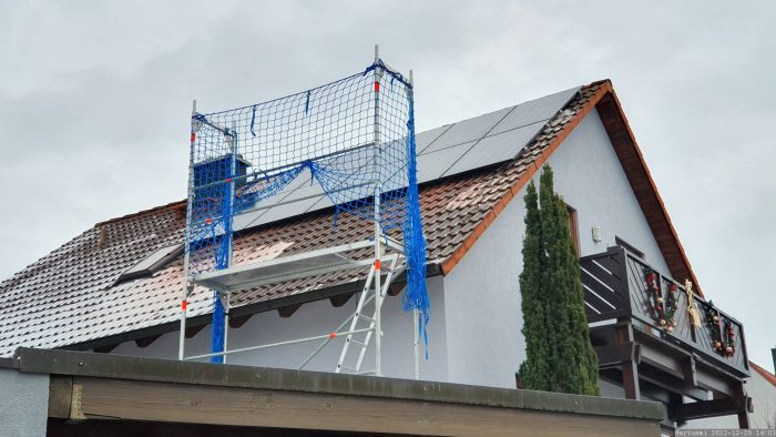 Installation unserer PV-Anlage am 20. Dezember 2022