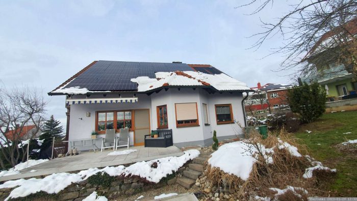 Unsere PV-Anlage am 29. Januar 2023