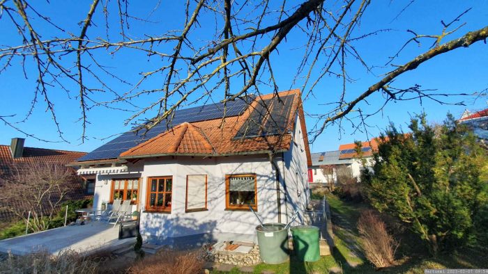 Unsere PV-Anlage am 7. Februar 2023