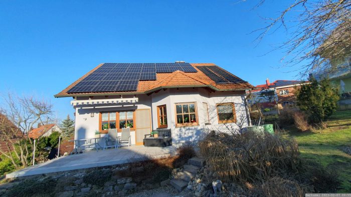 Unsere PV-Anlage am 7. Februar 2023