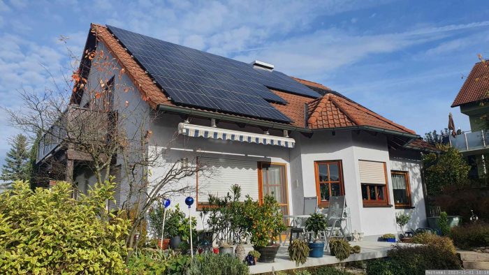 Unsere PV-Anlage am 1. November 2023