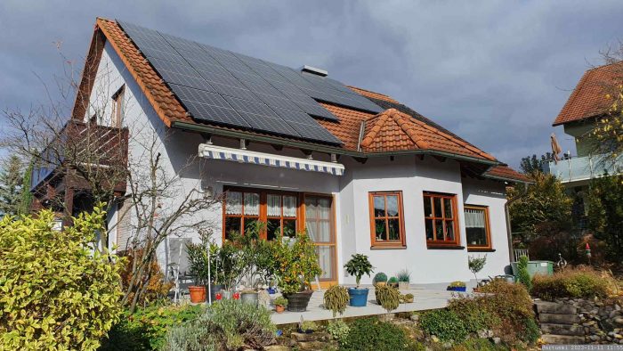 Unsere PV-Anlage am 11. November 2023