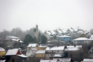 Wetterbild aus Eisingen zum meteorologischen Winteranfang am 1. Dezember 2023