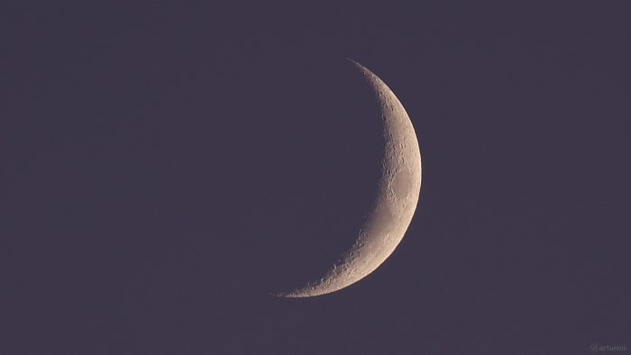Zunehmender Mond am 16. Dezember 2023