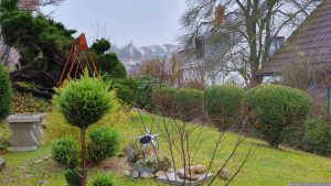 Unser Garten am 24. Dezember 2023 (Heilig Abend)