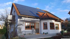 Unsere PV-Anlage am 1. Januar 2024