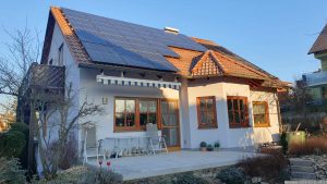 Unsere PV-Anlage am 11. Januar 2024