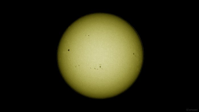 Sonnenfleckenaktivität am 11. Januar 2024