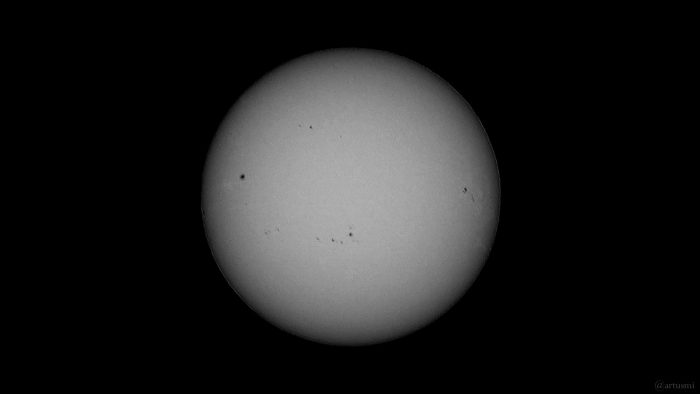 Sonnenfleckenaktivität am 11. Januar 2024