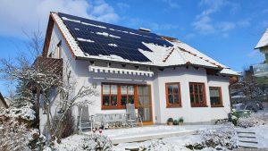 Unsere PV-Anlage am 19. Januar 2024