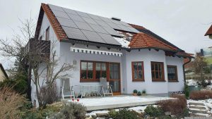 Unsere PV-Anlage am 22. Januar 2024