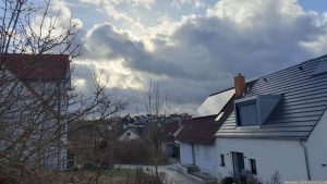 Sturmtief Jitka am 24. Januar 2024 über Eisingen