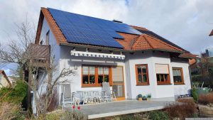 Unsere PV-Anlage am 24. Januar 2024