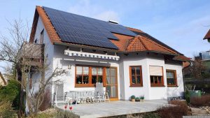 Unsere PV-Anlage am 25. Januar 2024