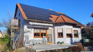 Unsere PV-Anlage am 27. Januar 2024