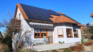 Unsere PV-Anlage am 28. Januar 2024