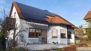 Unsere PV-Anlage am 29. Januar 2024