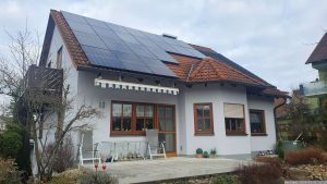 Unsere PV-Anlage am 31. Januar 2024