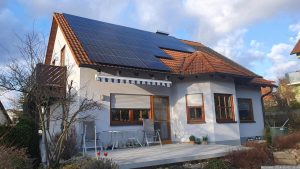 Unsere PV-Anlage am 1. Februar 2024