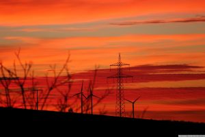 Abendrot am 2. Februar 2024