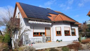 Unsere PV-Anlage am 5. Februar 2024