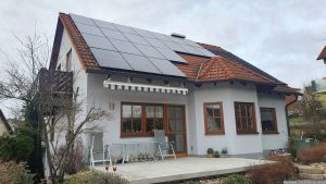 Unsere PV-Anlage am 11. Februar 2024