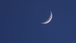 Zunehmender Mond am 13. Februar 2024