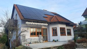 Unsere PV-Anlage am 18. Februar 2024