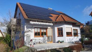 Unsere PV-Anlage am 20. Februar 2024