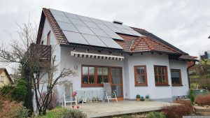 Unsere PV-Anlage am 22. Februar 2024