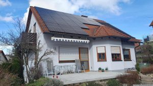 Unsere PV-Anlage am 24. Februar 2024