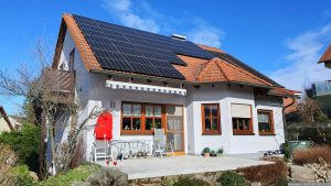 Unsere PV-Anlage am 25. Februar 2024