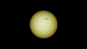Sonnenfleckenaktivität am 25. Februar 2024