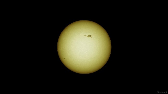Sonnenfleckenaktivität am 25. Februar 2024