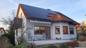 Unsere PV-Anlage am 2. März 2024