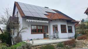 Unsere PV-Anlage am 4. März 2024