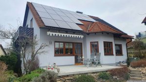 Unsere PV-Anlage am 5. März 2024