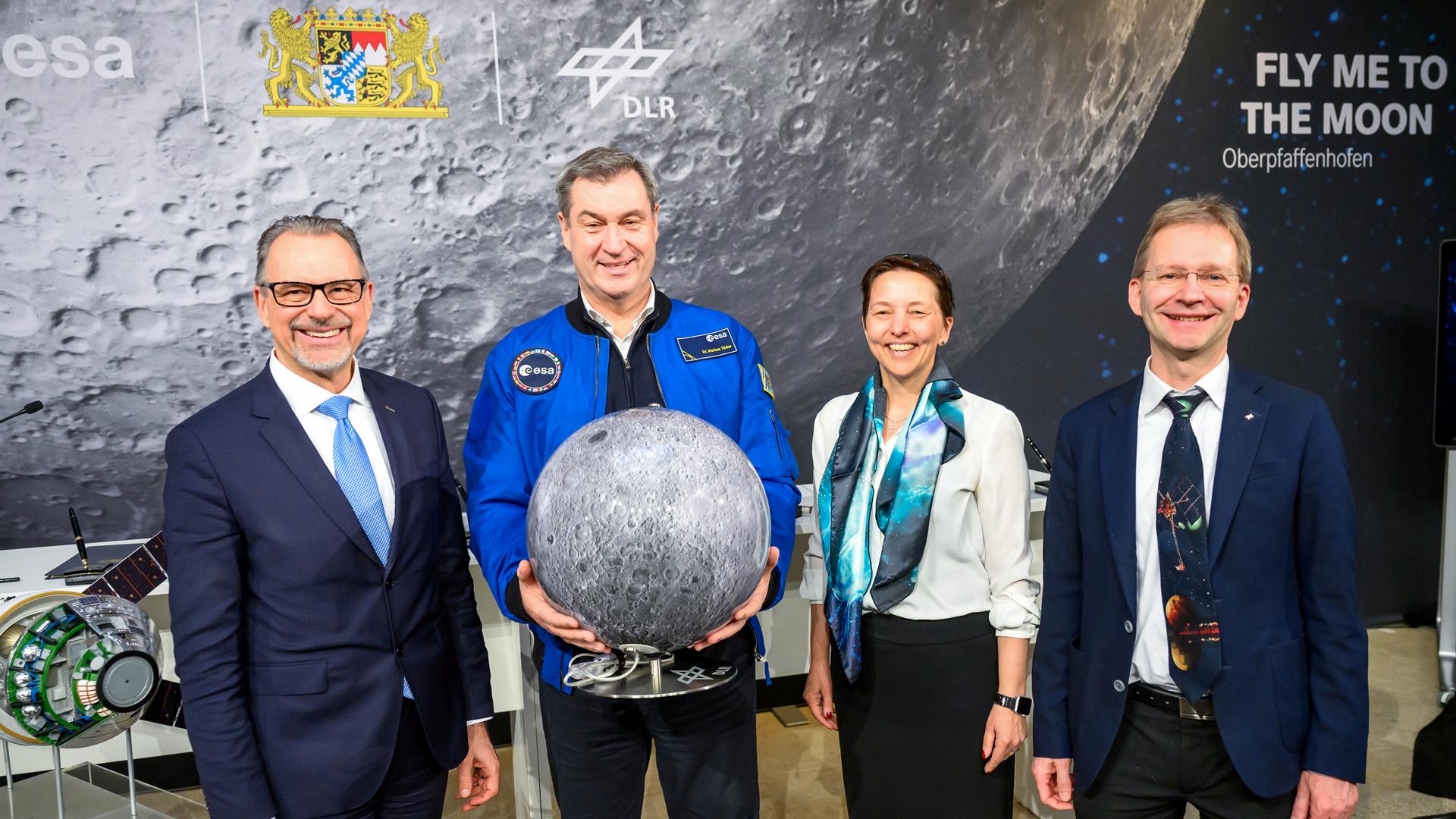 Europäisches Mondkontrollzentrum soll nach Oberpfaffenhofen