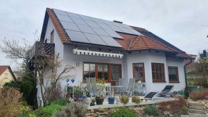Unsere PV-Anlage am 18. März 2024
