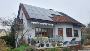 Unsere PV-Anlage am 19. März 2024