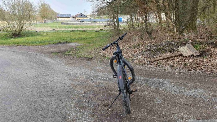 6.000 Kilometer - neuer Stand während der Fahrradtour am 20. März 2024.