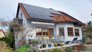 Unsere PV-Anlage am 21. März 2024